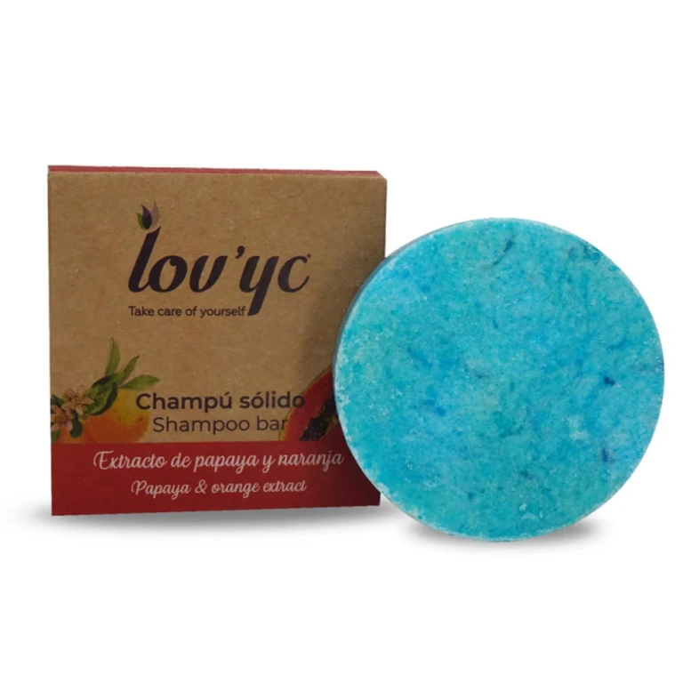 Lovyc Solid shampoo with papaya and orange 50 g