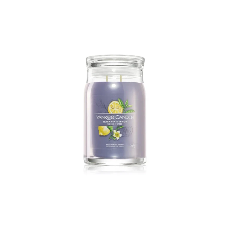 Black Tea & Lemon Candle Signature (black tea and lemon) - 567g