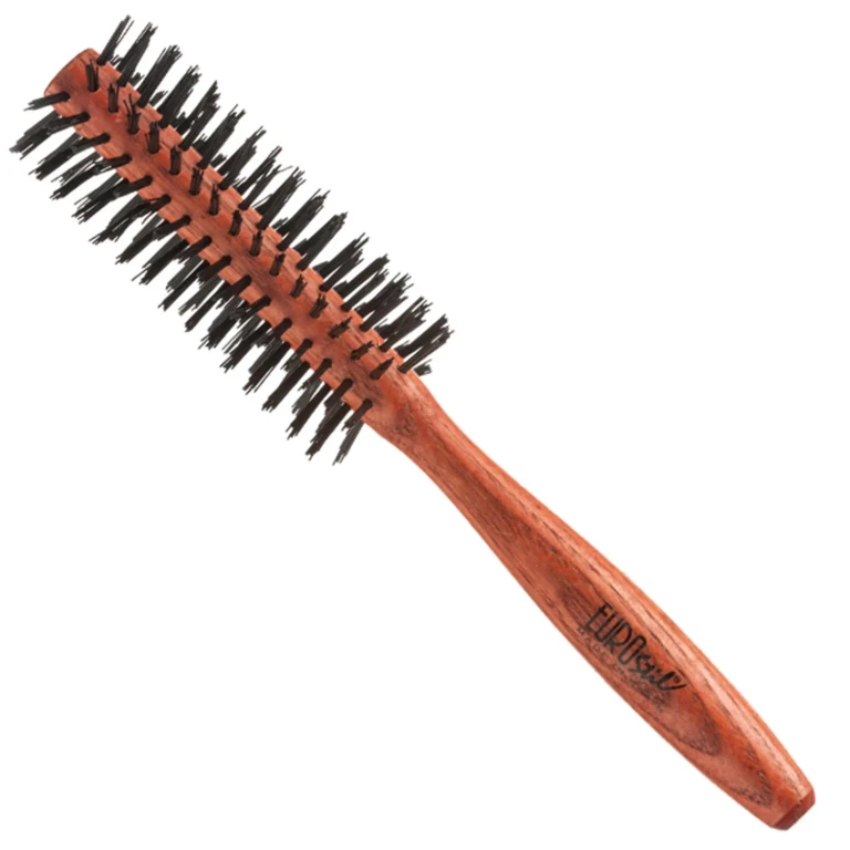 Wood and nylon round brush Eurostil 15 mm 1 pc