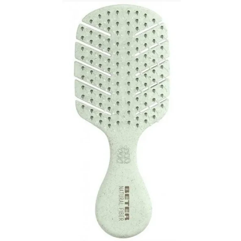 Mini hairbrush made of natural fiber Beter