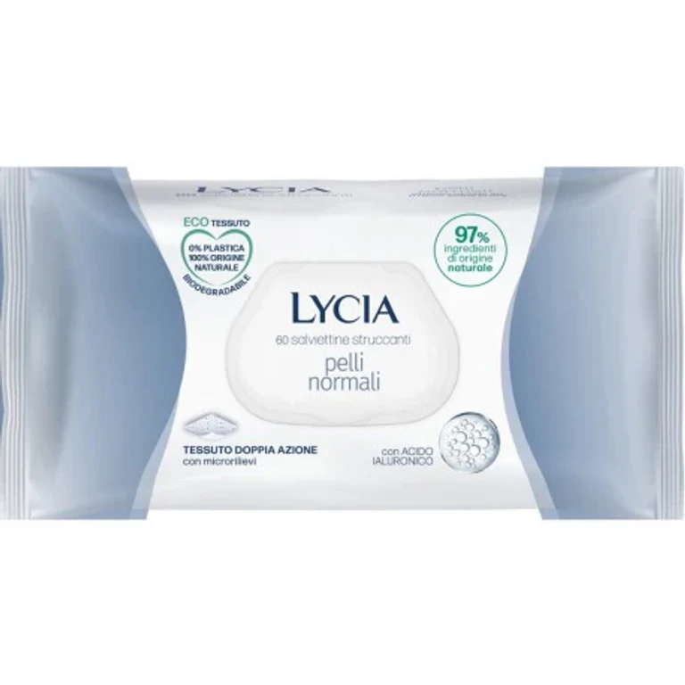 60 Makeup Removing Wipes With Hyaluronic Acid Normal Skin
