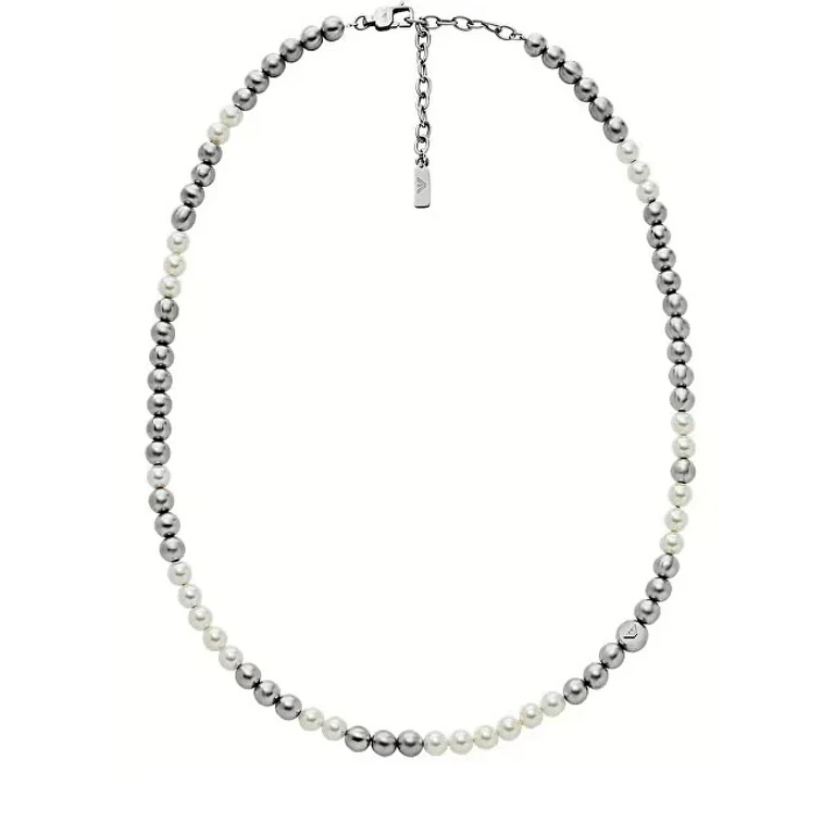 Men's Necklace with Artificial Pearls Egs3176040