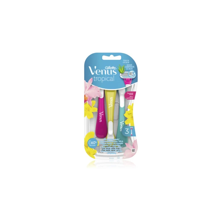 Venus Tropical Disposable Razors 3 Pieces