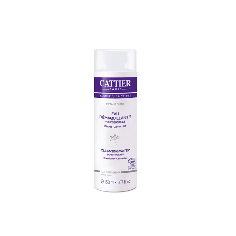 Cattier Pétale d'Iris Water Make-up Remover Sensitive Eyes Cornflower Chamomile BIO 150ML