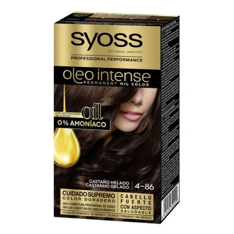 Oleo Intense 퍼머넌트 헤어 컬러 4-86 아이스 브라운
