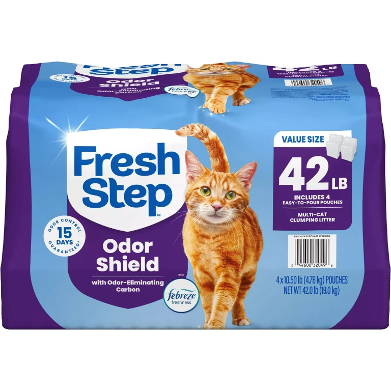 Odor Shield Multi Cat Clumping Litter with Febreze Freshness, 42 lb.