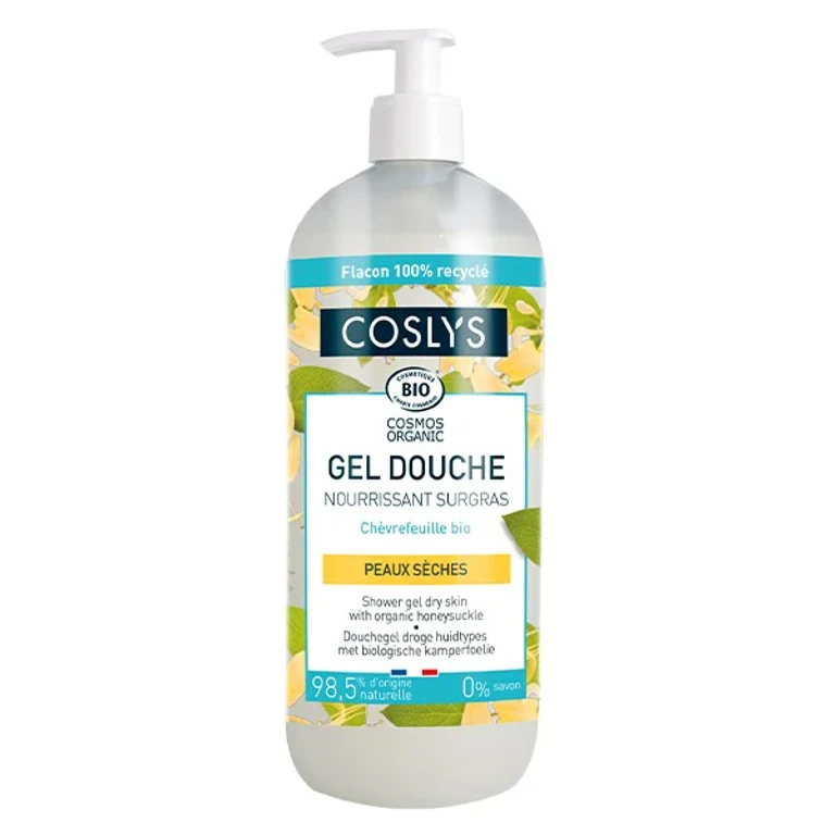 Organic honeysuckle nourishing shower gel Dry skin 1L