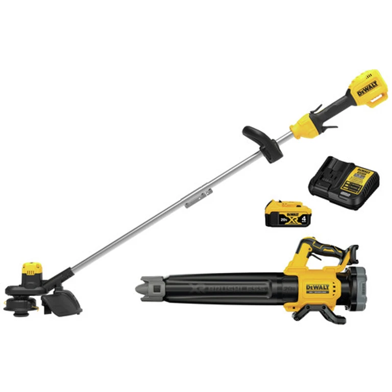 DCKO215M1 20V MAX XR Brushless Lithium-Ion Cordless String Trimmer and Blower Combo Kit (4 Ah)