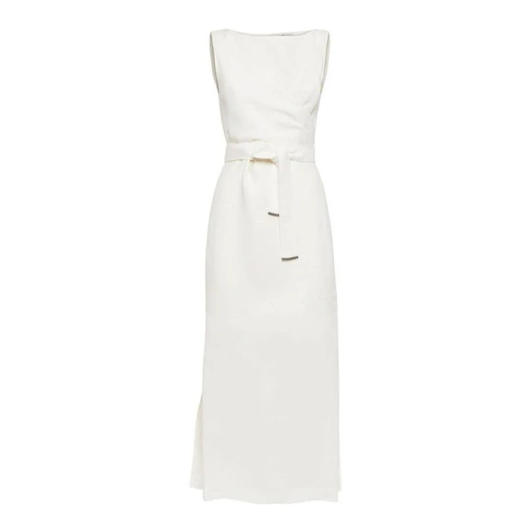 Wooff White Sleeveless Long Dress