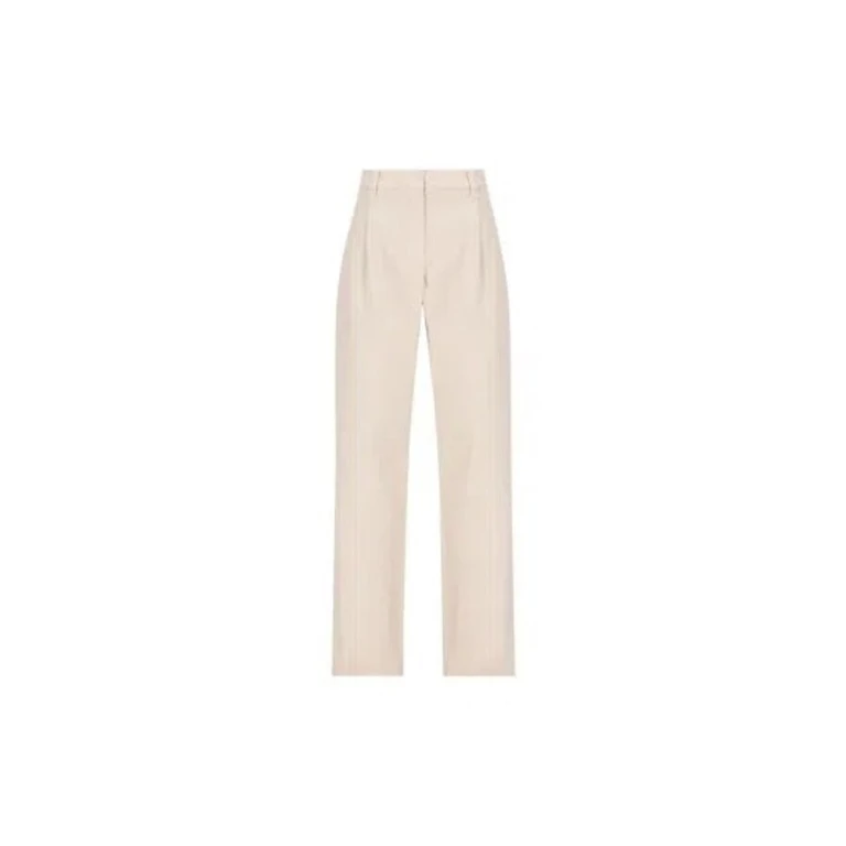 Warm White Tailored Trousers