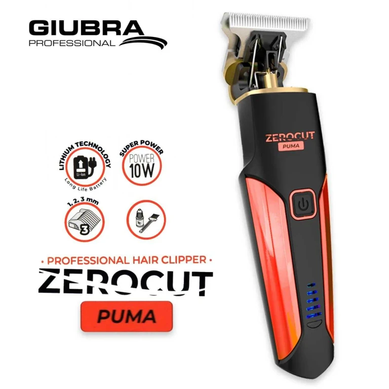 Hair clipper giubra zerocut puma red