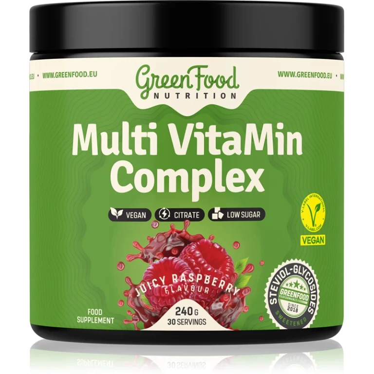 Multi VitaMin Complex powder with multivitamin complex aroma Raspberry juice 240 g