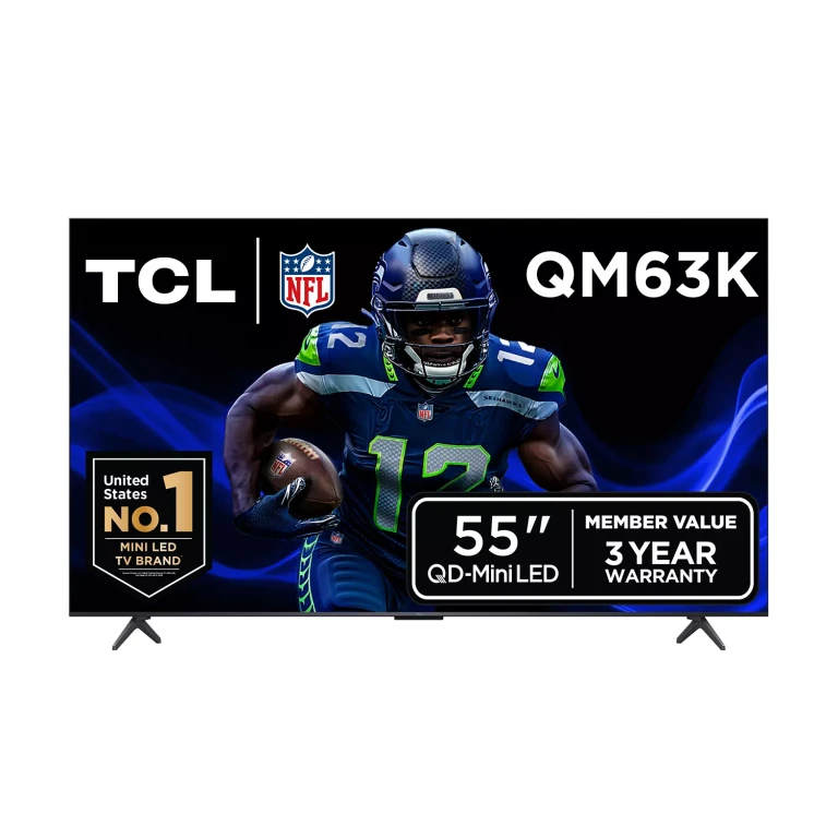 55' QM63K Series QD-Mini LED QLED 4K UHD Smart TV with Google TV