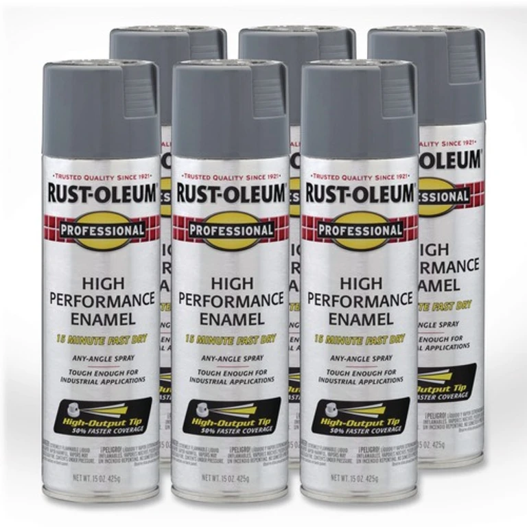 7587838 Professional 15 oz. Aerosol Can Spray Paint - Gloss Dark Machine Gray (6/Carton)