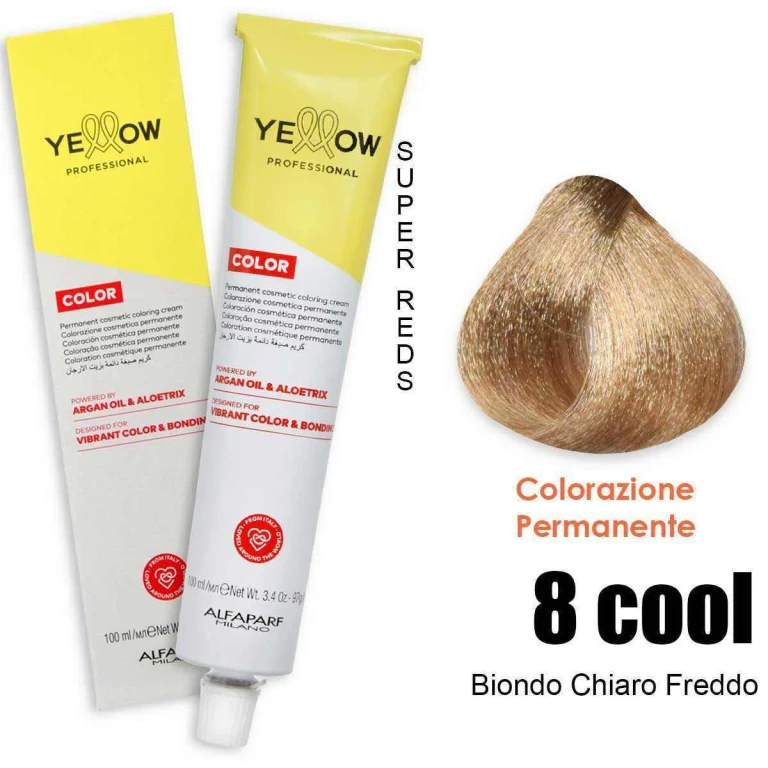 Yellow Color Permanent 8 Cold 100Ml