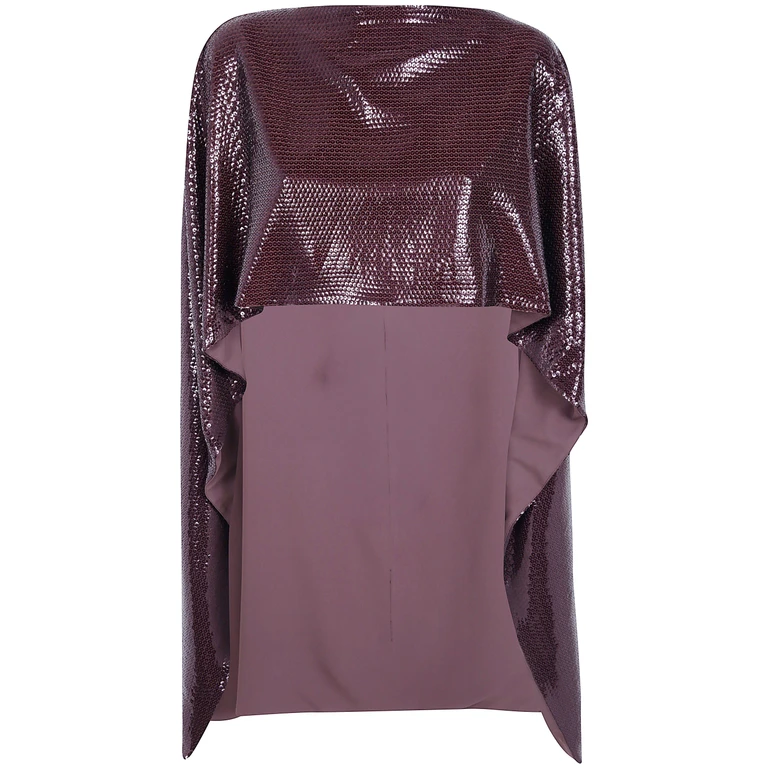 Cape en jersey pailleté Alberta Ferretti