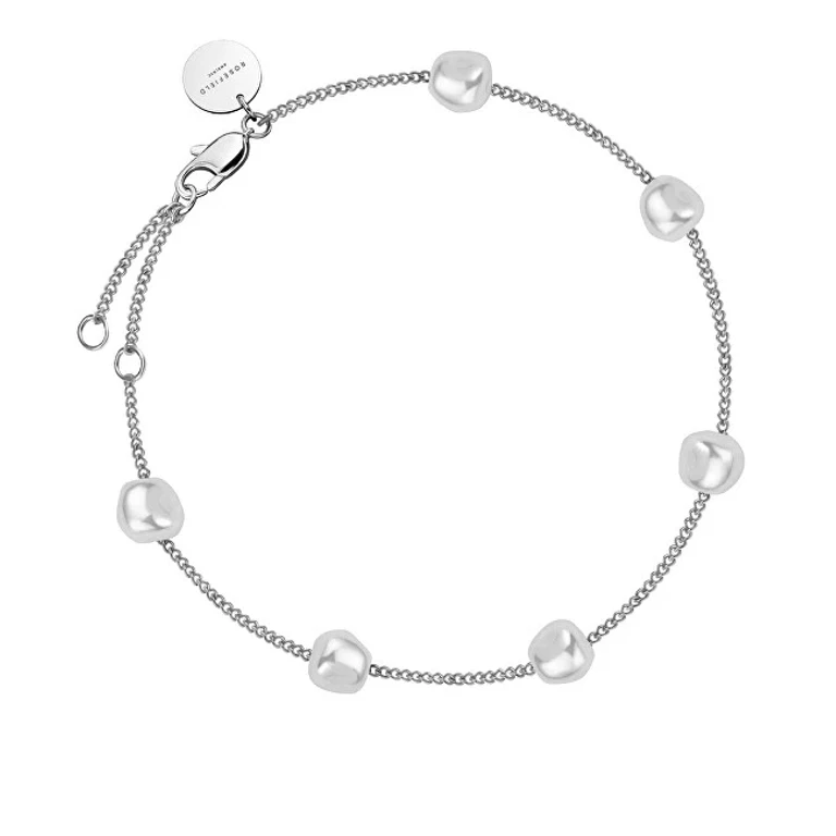 Charming Steel Bracelet With Essentials Pearls Jblps-J604