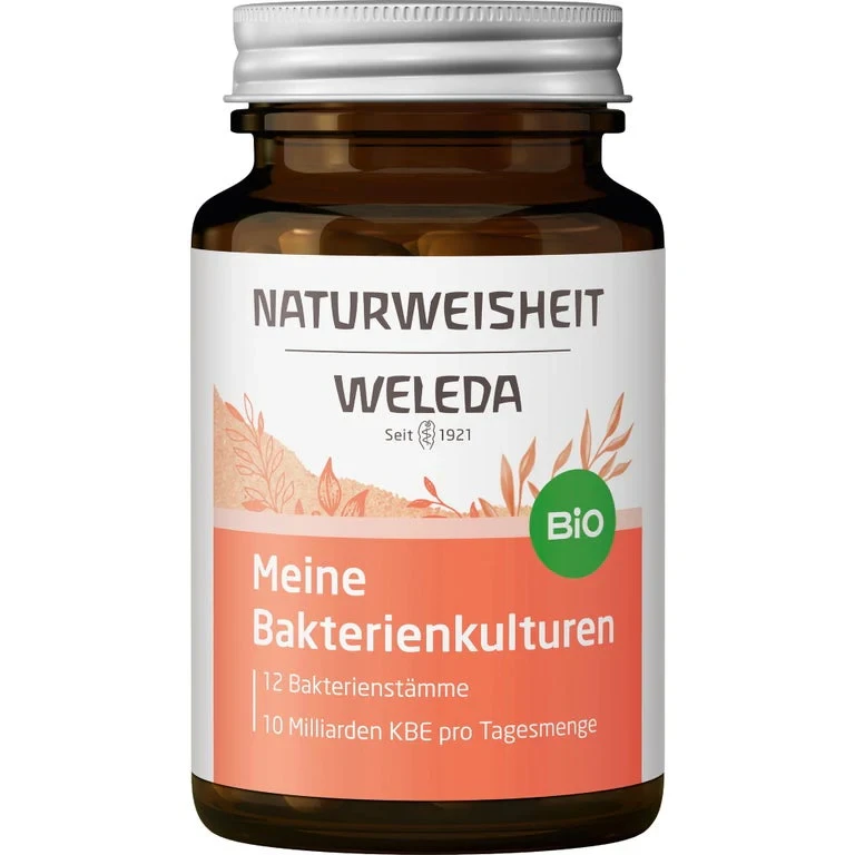 Organic Food Supplement “Bacterial Cultures”, 40 Capsules