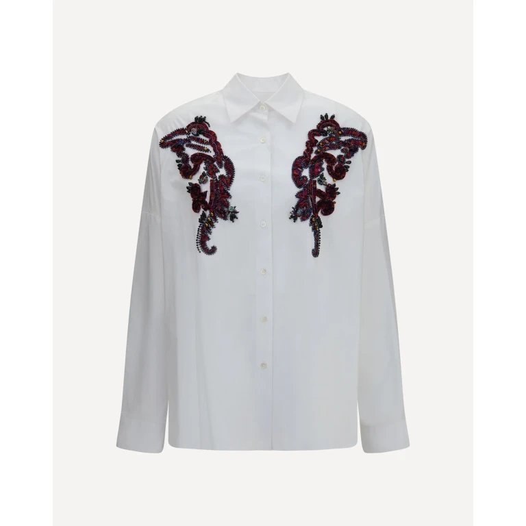 DRIES VAN NOTEN Beaded-detail Shirt Female XS