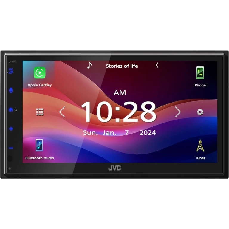 KW-M595BT Single-Din Touchscreen Digital Car Stereo Receiver