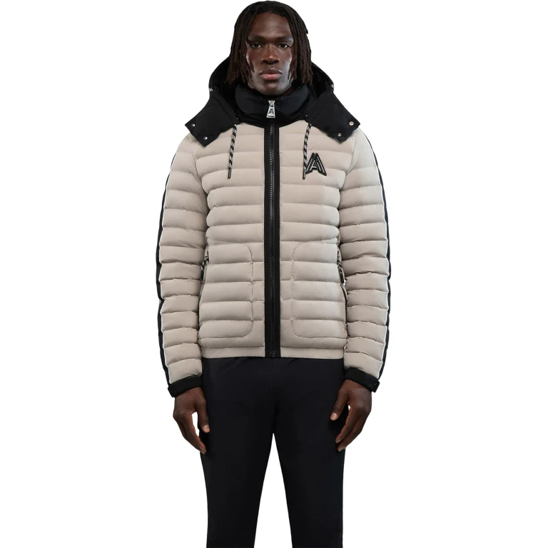 Uriage Lightweight Bomber Puffer Jacket with Removable Hood - Men's