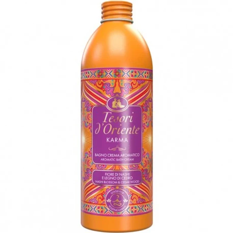 Tesori D Oriente Karma Aromatic Bath Cream Nashi Flower And Cedar Wood 500 Ml