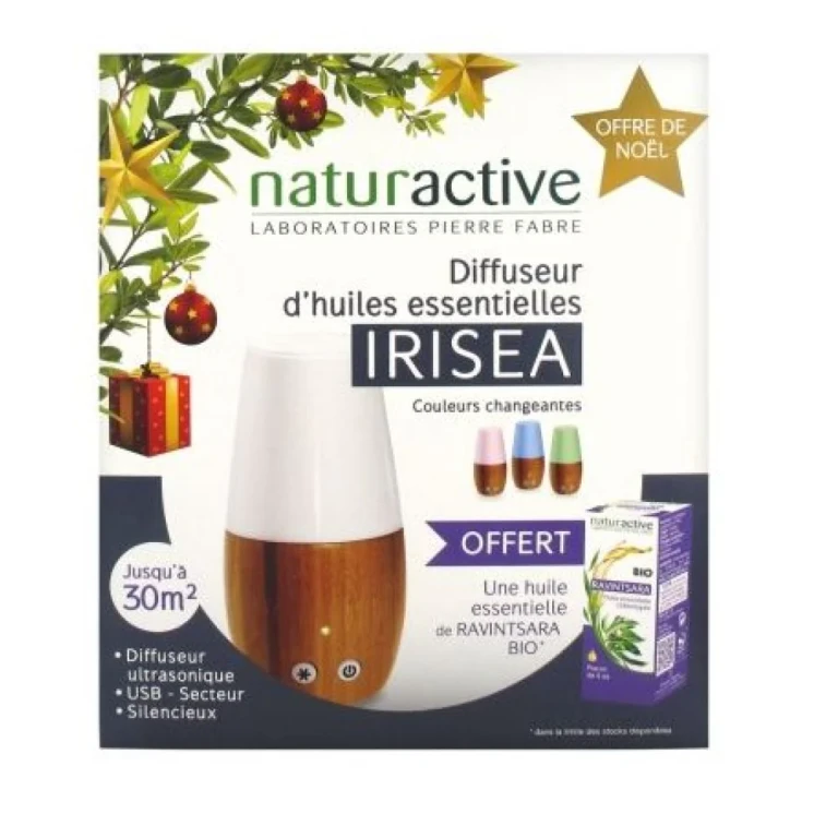Irisea Diffuser + 1 HE Ravintsara BIO 5ml FREE