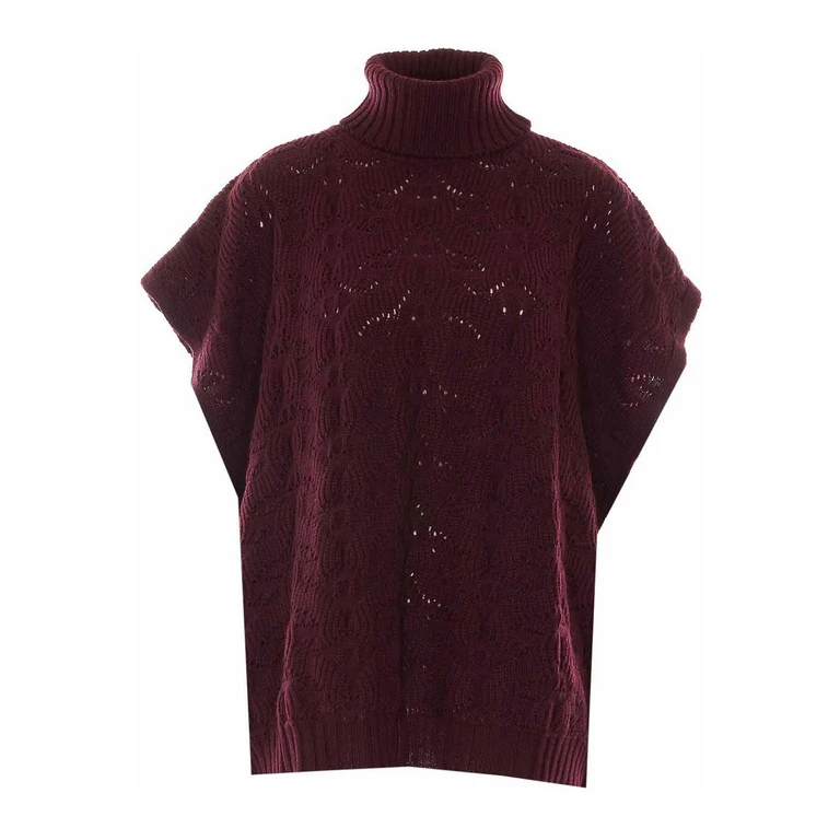 Roter Strickpullover