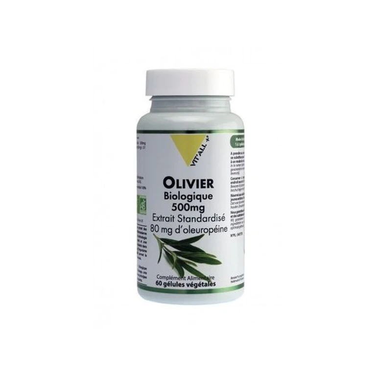 Oli Vital Standardized Olive Extract 500mg 60 capsules