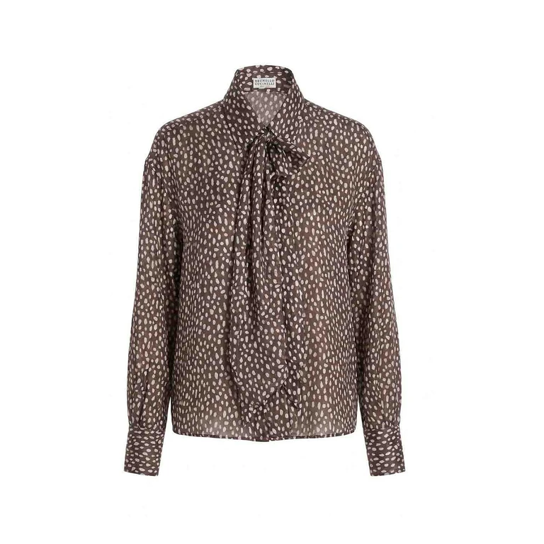 Blouse Brunello Cucinelli - Marron foncé