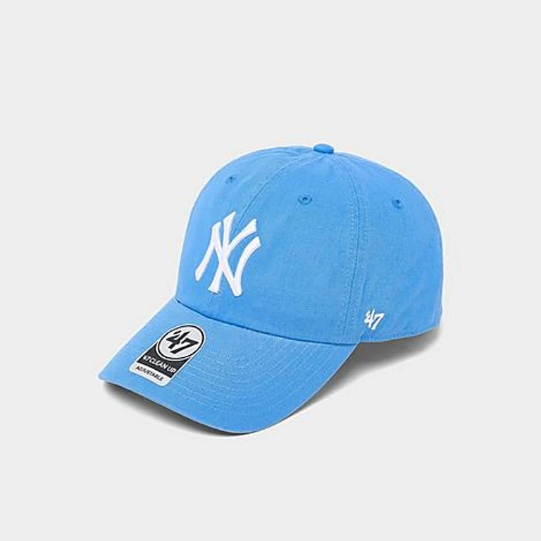 '47 New York Yankees MLB Clean Up Strapback Hat in Periwinkle
