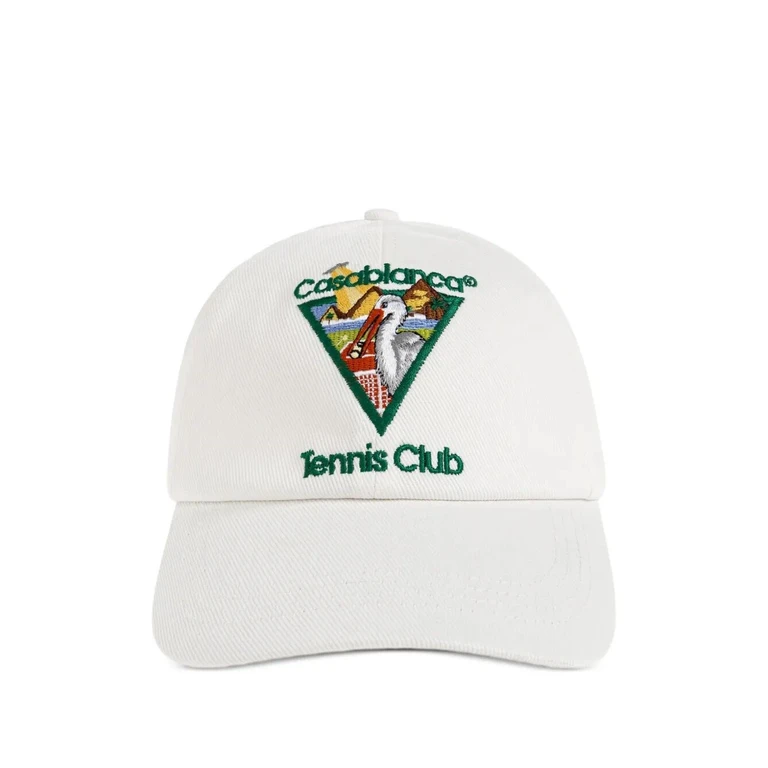 Hat White Brown "Pyramid Abduction Tennis"