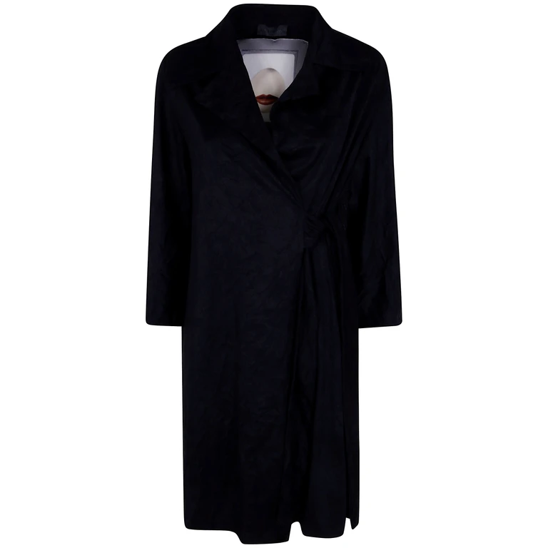 Manteau cape en faux suède Maria Calderara