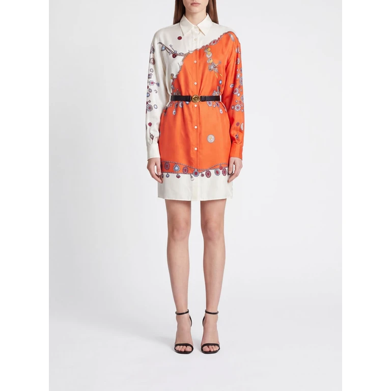 VERSACE Dress Woman color Orange (10254951A186365O360)