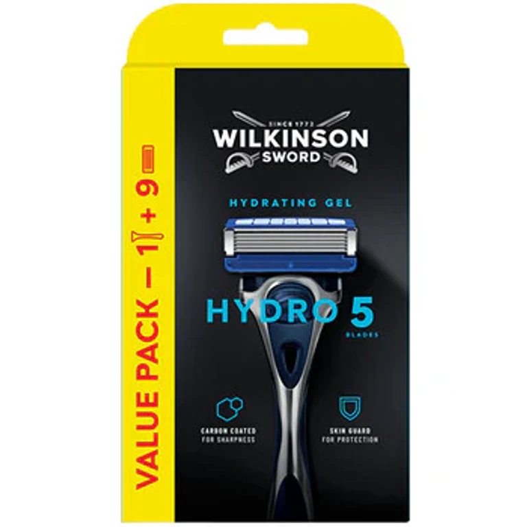 Hydro 5 Set - Razor with una head + replacement head contains 8 pieces