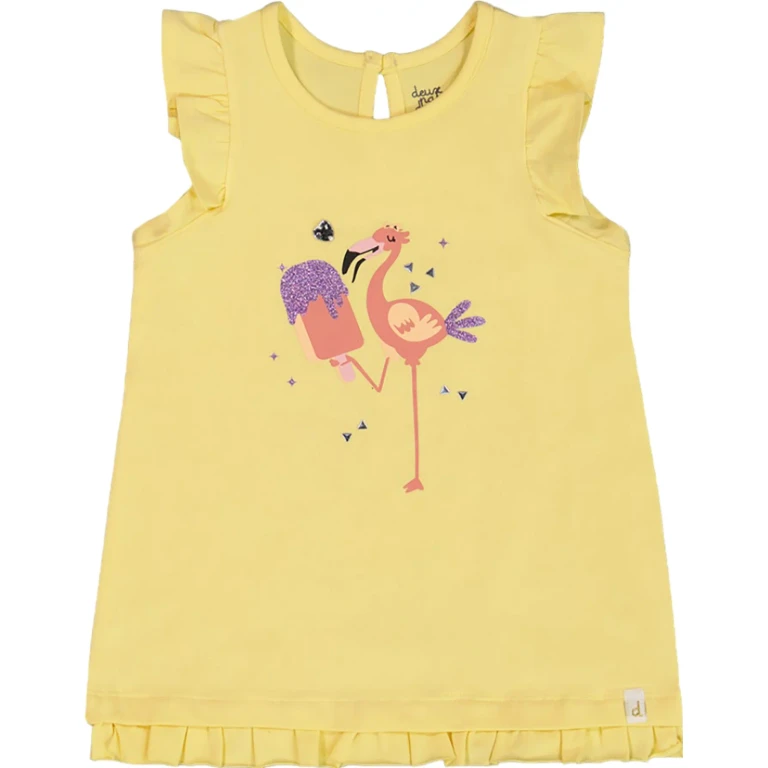 Organic Cotton Tunic with Frill - Big Girl