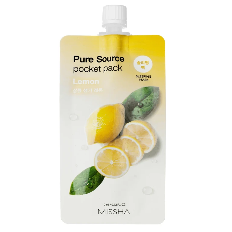 Pure Source Pocket Pack Lemon Scrub Mask 10ml