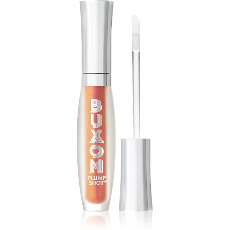 PLUMP SHOT™ COLLAGEN PEPTIDES ADVANCED PLUMPING MULTICHROME lip gloss serum with a volumizing effect, Starstruck Coral color 4 ml