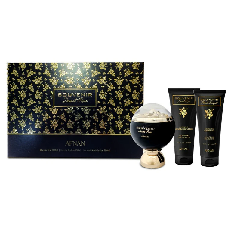 Souvenir Desert Rose - EDP 100 ml + gel doccia 100 ml + crema corpo 100 ml