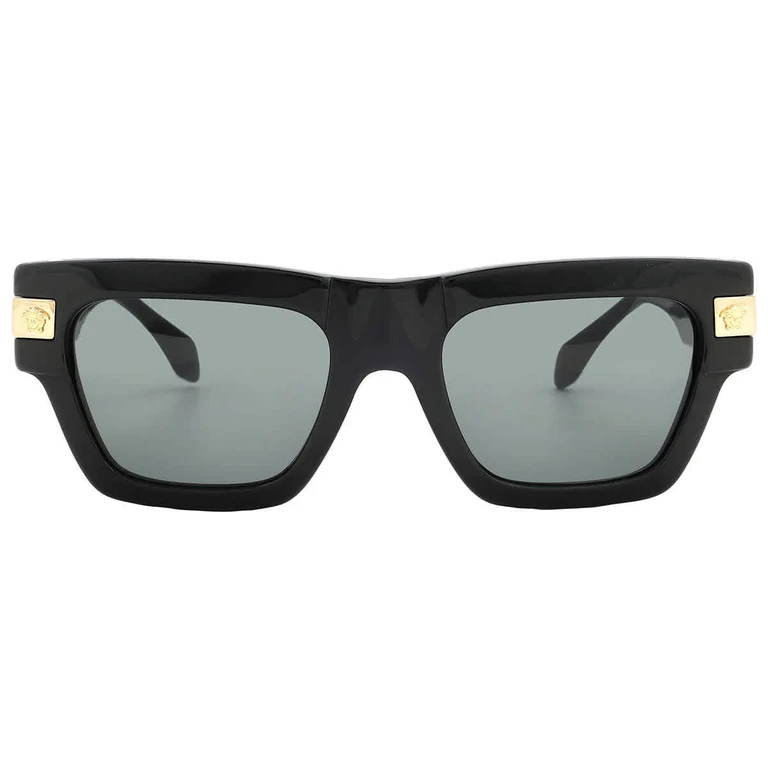 Dark Grey Square Mens Sunglasses VE4464 GB1/87 52