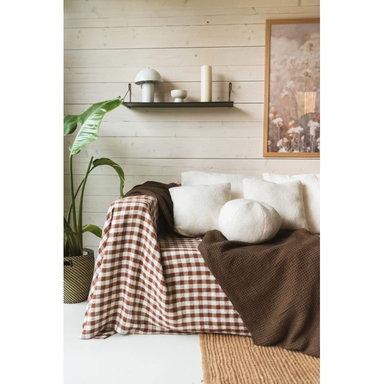 Linen couch cover