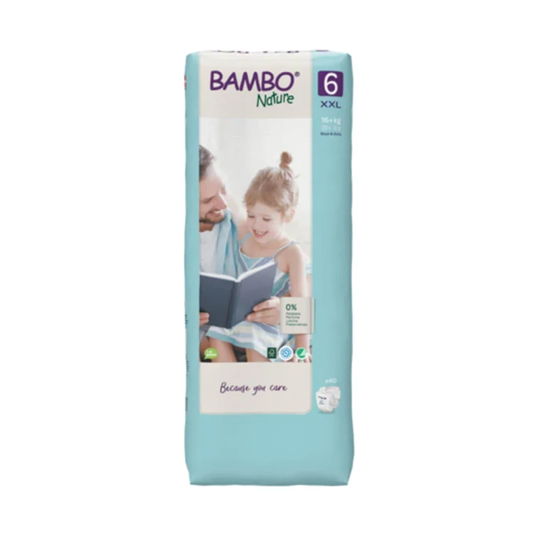 Bambo Natura XXL Diapers Size 6 16kg and + x40
