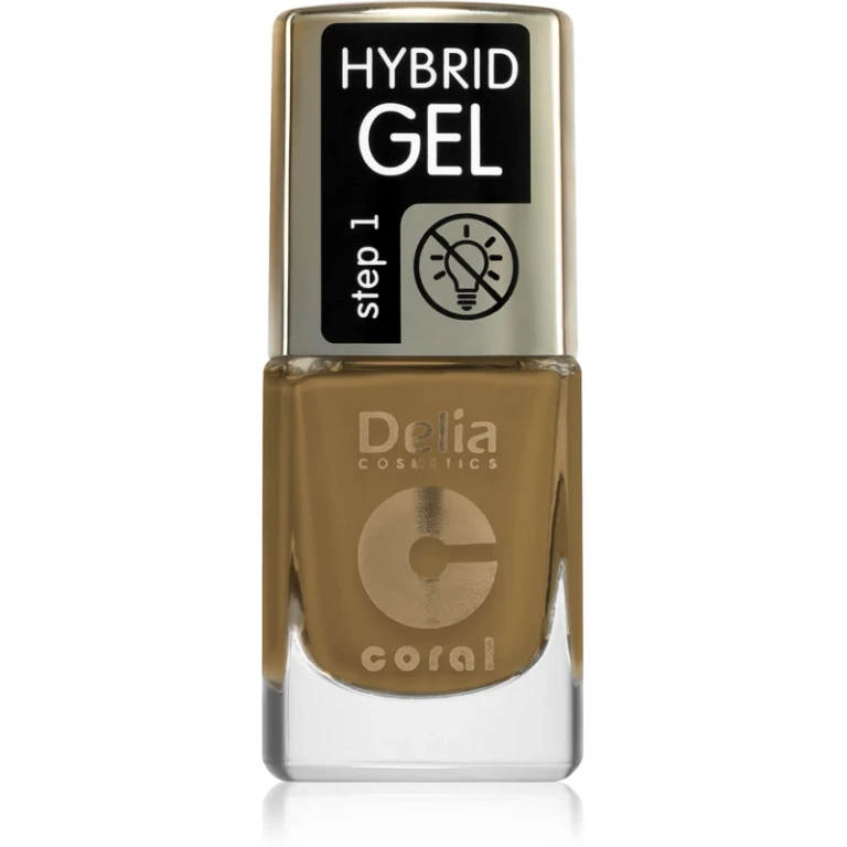 Coral Hybrid Gel Nail Polish Gel Without UV/LED Lamp Color 124 11 Ml