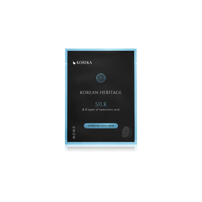Korean Heritage Silk & 8 Types Hyaluronic Acid Hydrating Face Sheet Mask 25g