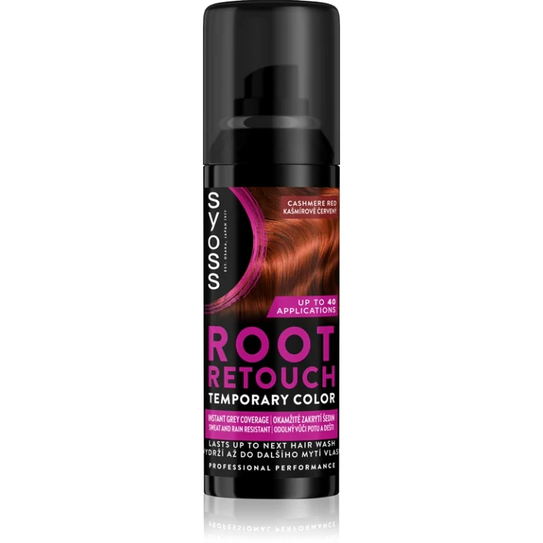 Root Color touch-up to cover regrowth in Cashmere red color spray 120 ml