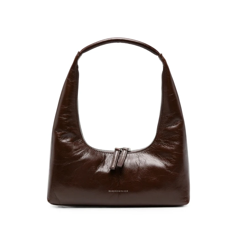 Logo-detail Leather Shoulder Bag