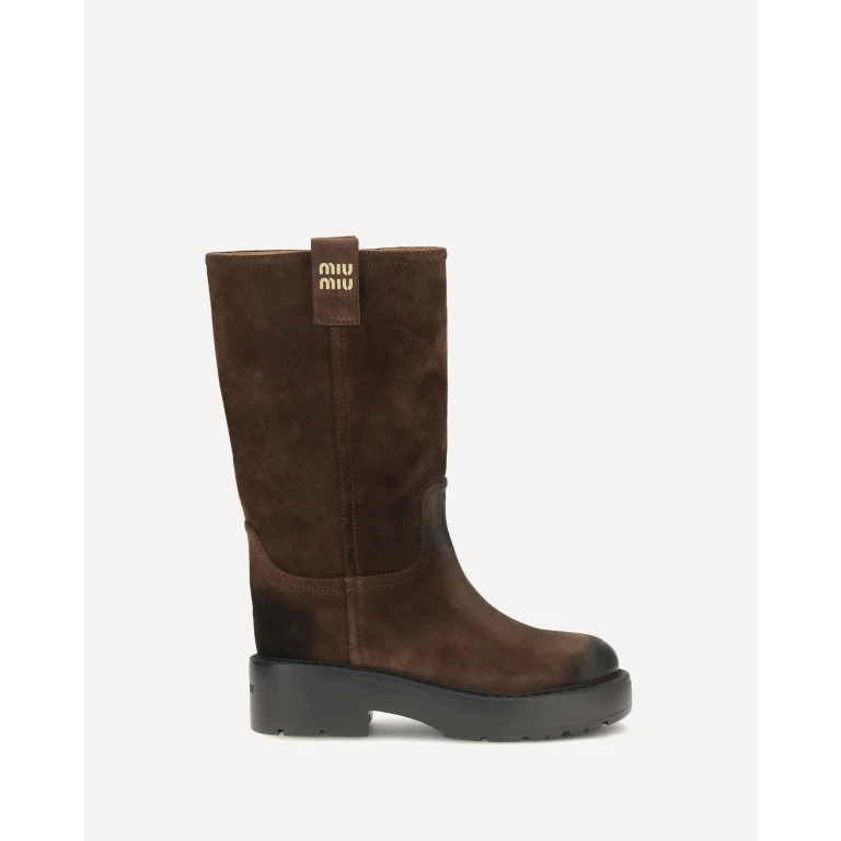 Suede leather Boots Female 36