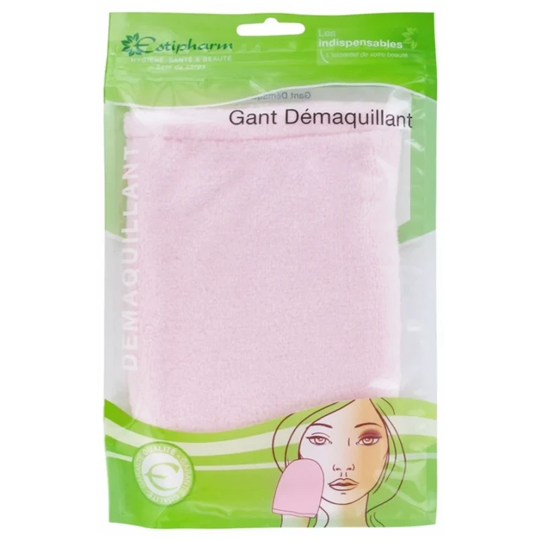 Soft make-up removing glove, washable and reusable