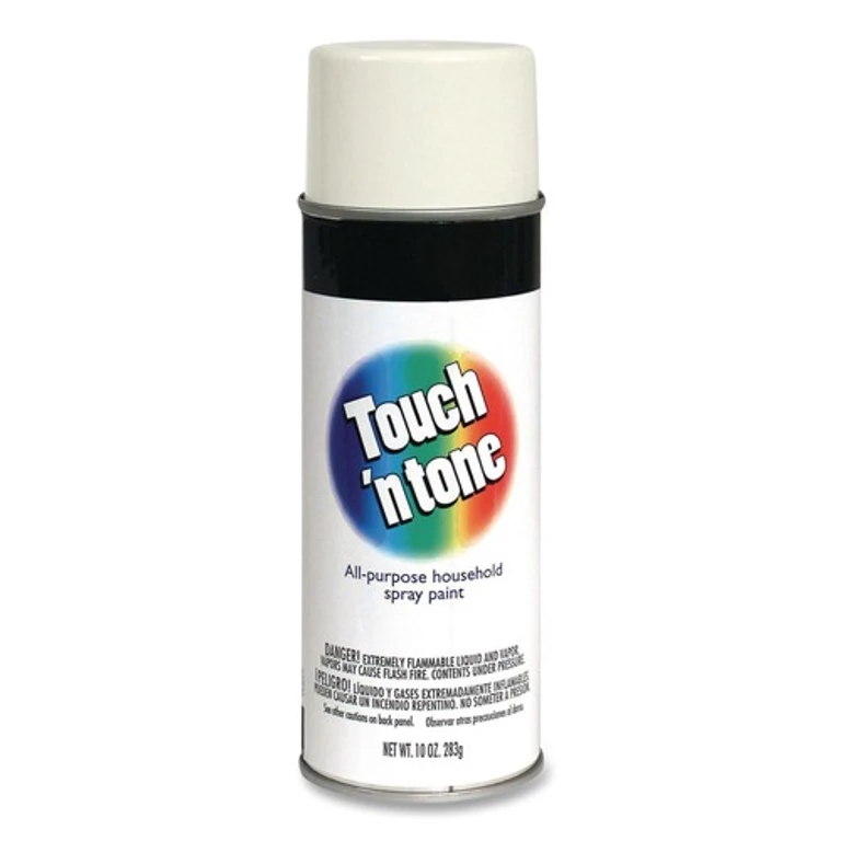 55274830 Touch'n Tone 10 oz. Aerosol Can Spray Paint - Gloss White (6/Carton)