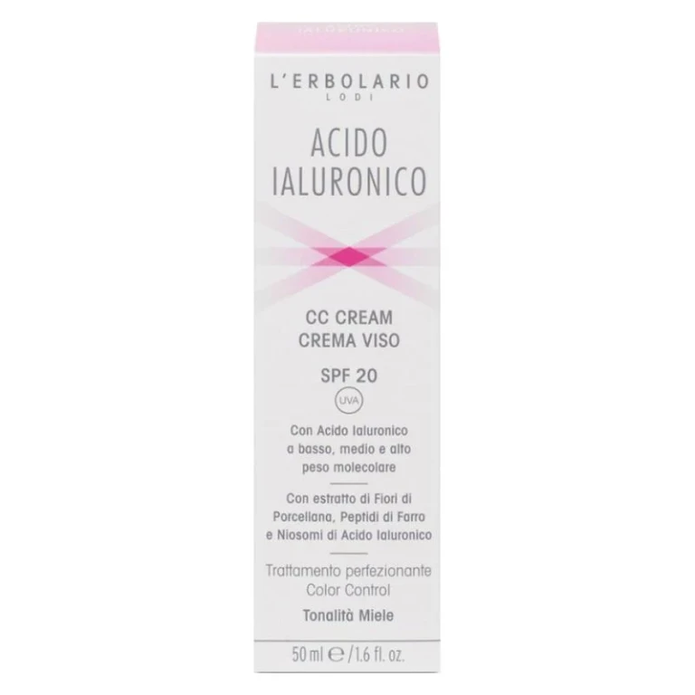 Hyaluronic Acid CC Cream Face Cream SPF 20 50 ml
